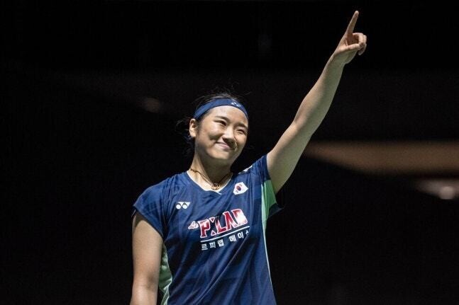 Ahn Se -young, who challenged the super 1000 slam, was abstained with fear of injury during the China Open Semi -final on the 26th. AFP Yonhap News