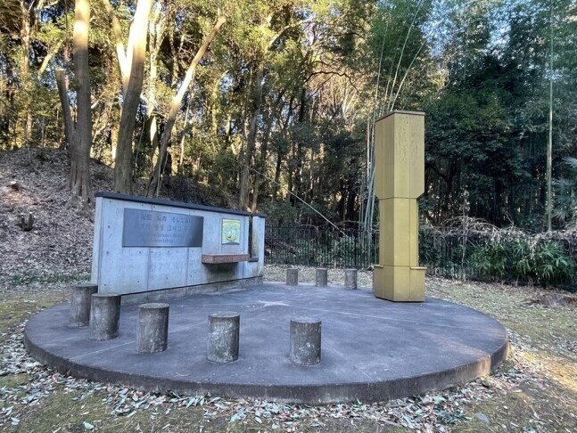The memorial to Koreans killed while performing forced labor for Japan during the latter’s colonial occupation located in the Gunma Prefectural Forest Park. (Kim So-youn/The Hankyoreh)