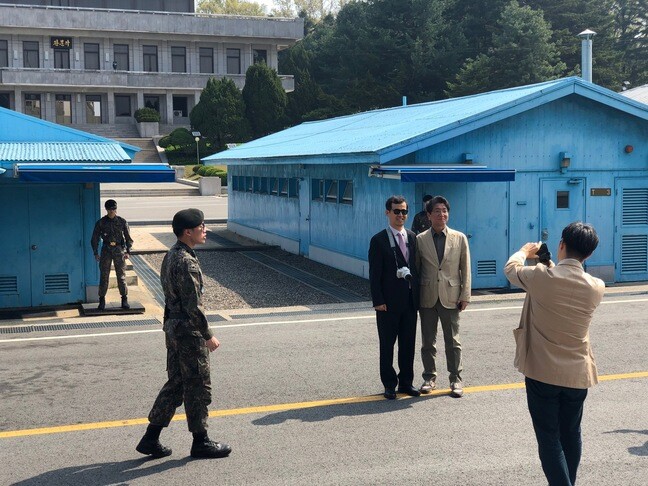  where Moon and Kim had a “private-public” conversation that was broadcast live from afar