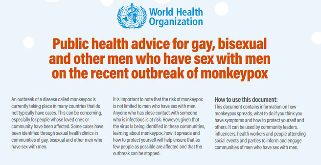 he World Health Organization posted the above information on its official website.