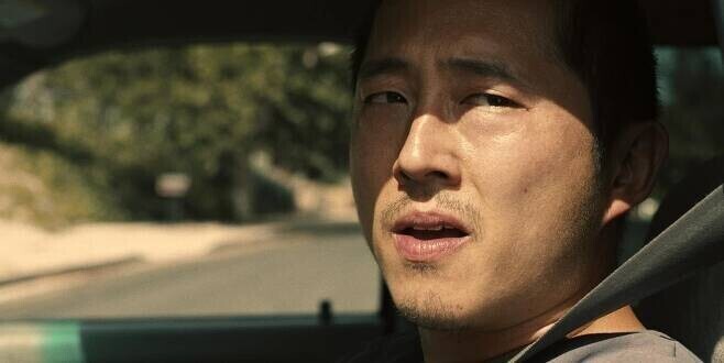 Steven Yeun in “Beef.” (courtesy of Netflix)