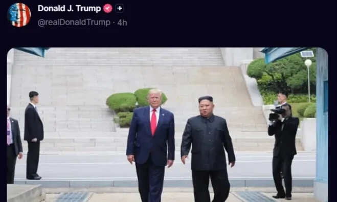 Trump waxes nostalgic about good times with Kim Jong-un in photo dump