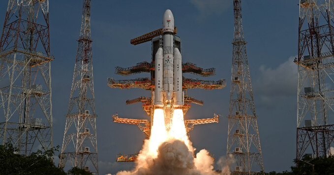 3월26일 원웹 위성 36기가 인도 로켓에 실려 발사되고 있다. 원웹 제공