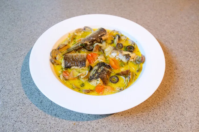 이탈리아식 생선 요리 아콰 파차. 백문영 제공