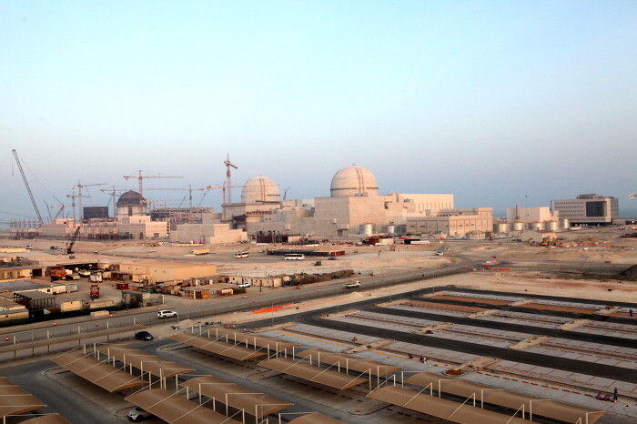 The Barakah Nuclear Power Plant currently under construction by the KEPCO-led consortium in the United Arab Emirates. (provided by KEPCO)