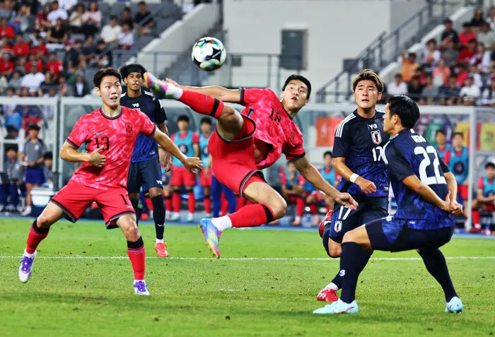 홍명보호 후반 맹공에도 골문 못 열어...최근 일본전 …