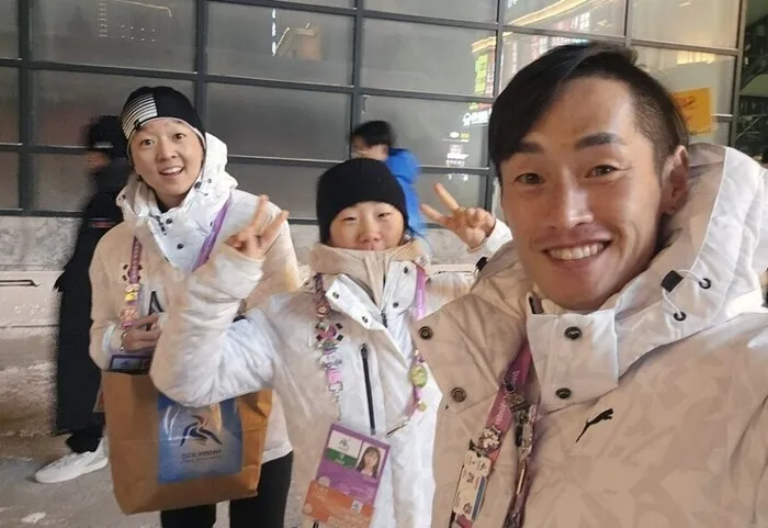 산악스키 국가대표 오영환, 김하나, 정예지(오른쪽부터). 오영환 제공