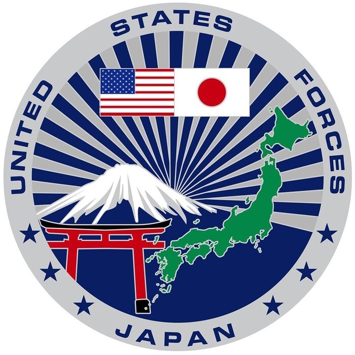 The US Forces Japan (USFJ) logo
