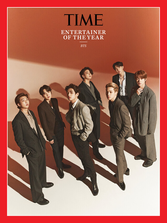 Time has named BTS Entertainer of the Year. (Time)