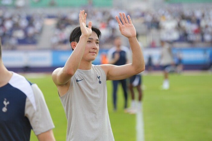 Yang Min -hyuk visited Korea for a friendly match after joining Tottenham in January. Coupang Play provided