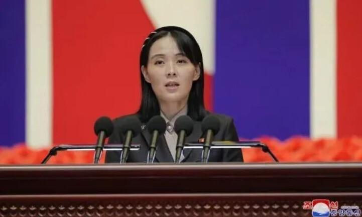 김여정 북한 노동당 총무부장. 조선중앙통신 연합뉴스