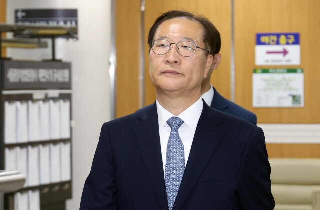 박성재 전 법무부 장관이 2026년 6월22일 서울 서초구 서울중앙지법에서 열린 1심 선고 공판에 출석하고 있다. 공동취재사진단