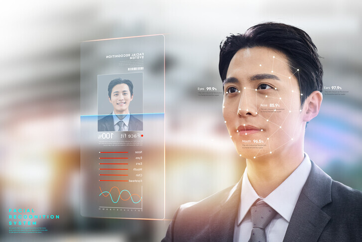 An example of facial recognition technology (Getty Images Korea)