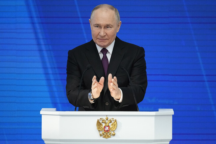 푸틴 “서방, 우크라 파병 땐 핵 충돌” 경고