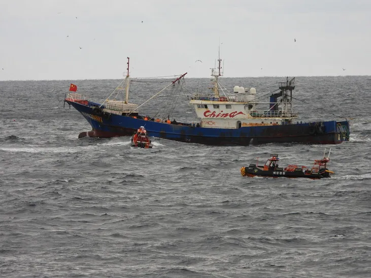 서해 불법 조업 중국어선 6척 나포...제한조건 위반 혐의 - 뉴스 썸네일 이미지