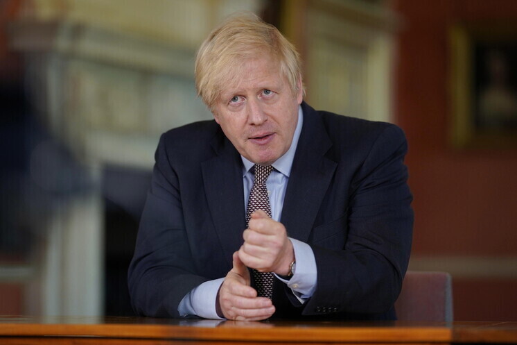 UK Prime Minister Boris Johnson. (EPA-Yonhap News)