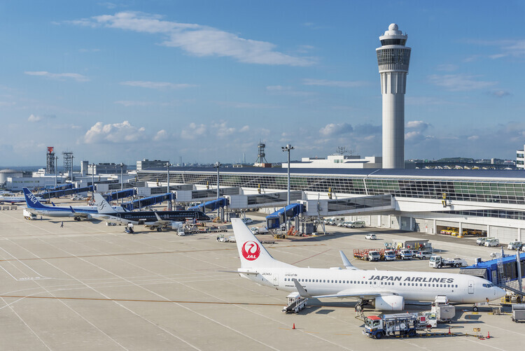 Chubu Centrair International Airport near Nagoya, Japan