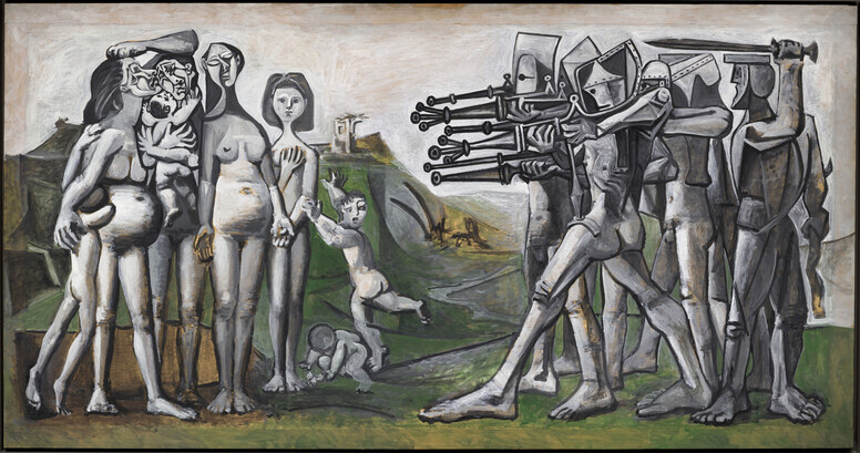 Pablo Picasso’s “Massacre in Korea” (provided by the Vichae Art Museum)