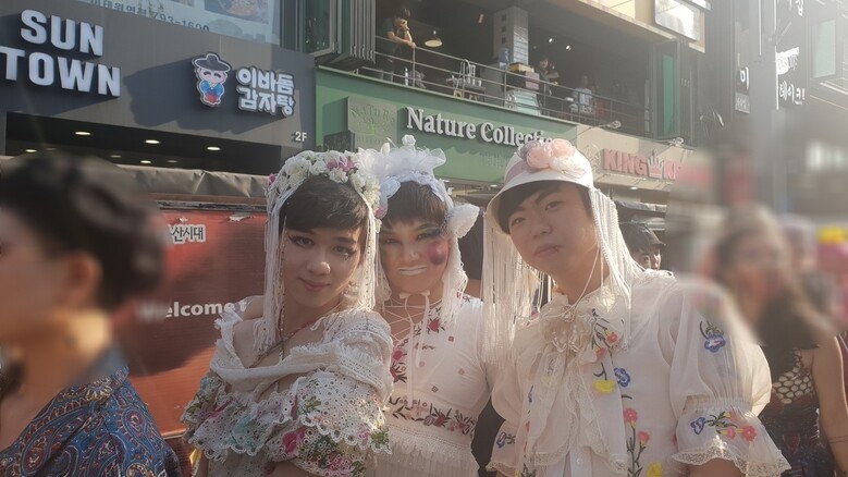 Participants in the Seoul Drag Parade on May 5