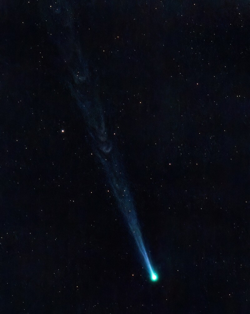 9월6일 새벽 미국 애리조나 투싼에서 촬영한 니시무라 혜성.  Eliot Herman/어스스카이