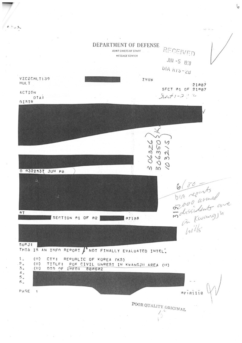 A portion of US government documents donated by journalist Tim Shorrock