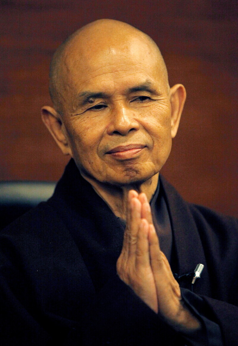 Thich Nhat Hanh, a Vietnamese Buddhist monk known across the world for his method of meditation, died at a temple in his home country on Friday, at the age of 95. (Reuters/Yonhap News)