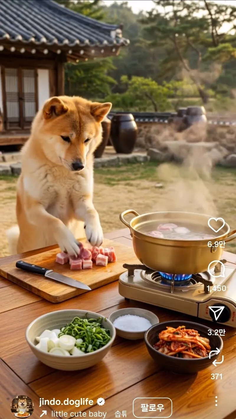 청소하는 비숑·요리하는 진돗개…AI 영상, 나도 해봐?