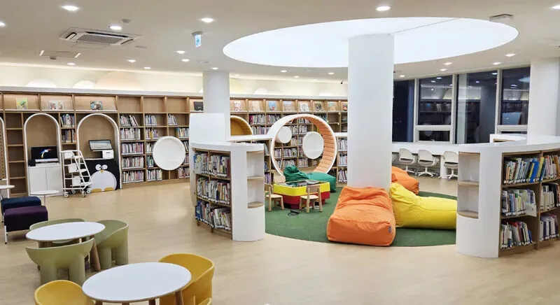 An interior shot of Wolgye Public Library, which was remodeled last year. (courtesy Nowon District Office)