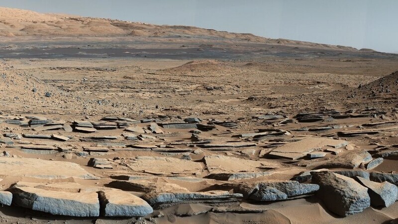 A view from the Kimberley formation on Mars taken by NASA’s Curiosity rover (provided by NASA)