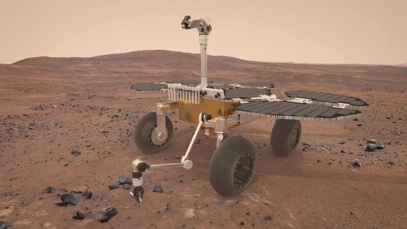 NASA has said that the new tires could allow the number of wheels on Mars and moon rovers to be reduced from six to four. (provided by the SMART Tire Company)