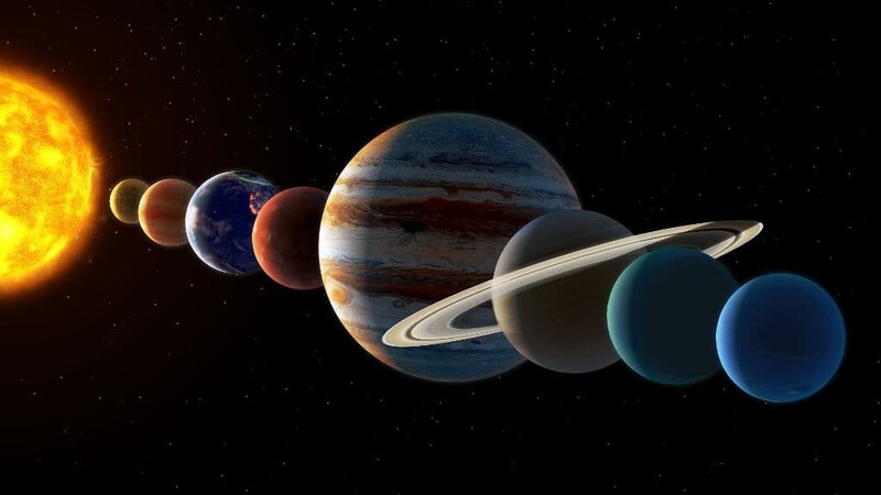 태양계 행성들이 태양과의 거리 순서에 따라 일렬로 늘어서는 우주쇼가 6월 새벽 하늘에서 펼쳐진다. starwalk.space