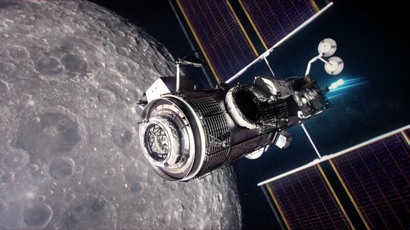 달 유인 착륙 프로그램 아르테미스의 중간기착지 역할을 할 달궤도 정거장 게이트웨이의 주거모듈 ‘헤일로’(상상도). 나사 제공