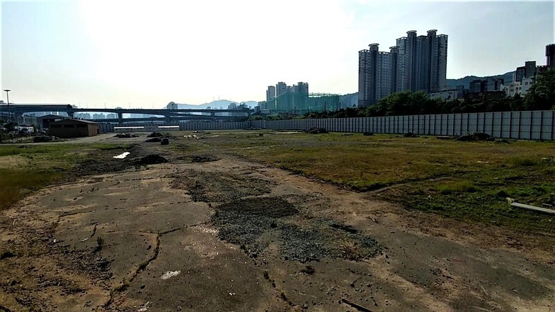 The site of the former US Forces Korea Defense Reutilization and Marketing Office in Busan