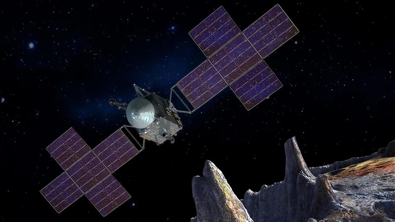 프시케 소행성을 탐사하는 우주선 이름도 프시케다. 미 항공우주국 제공