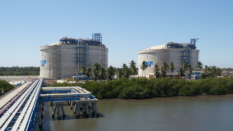An LNG terminal of the Korea Gas Corporation (KOGAS) in Manzanillo