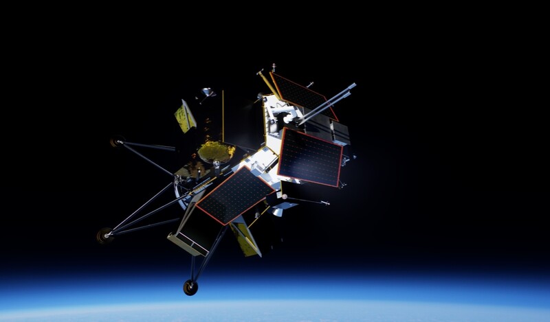 미국의 민간기업 인튜이티브 머신의 소형 달 착륙선 ‘노바-시’. 인튜이티브 머신 제공