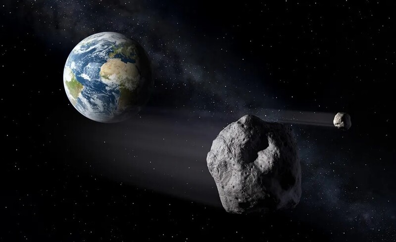 지구근접 소행성 상상도. 미국항공우주국 제공