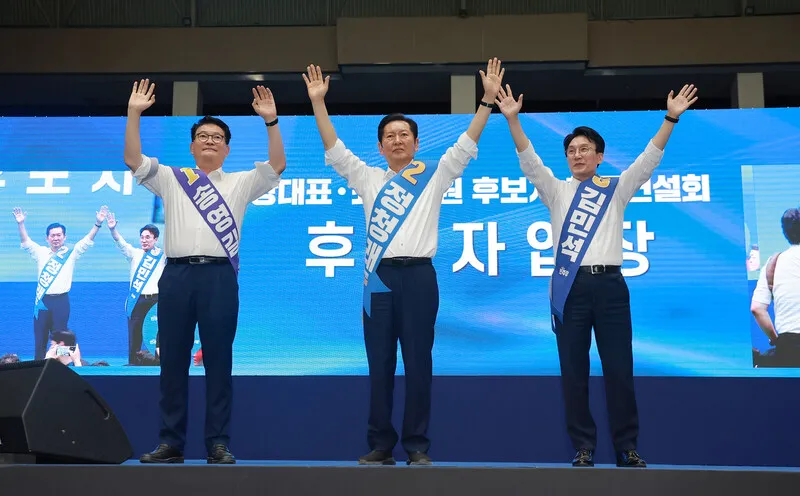 오늘 당원 38%, 수도권 경선…정청래, 높은 투표율에 반전 기대