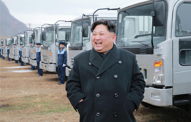 The Korean Central News Agency reported that North Korean leader Kim Jong-un conducted on-the-spot-guidance at the Sungri Motor Plant in Tokchon