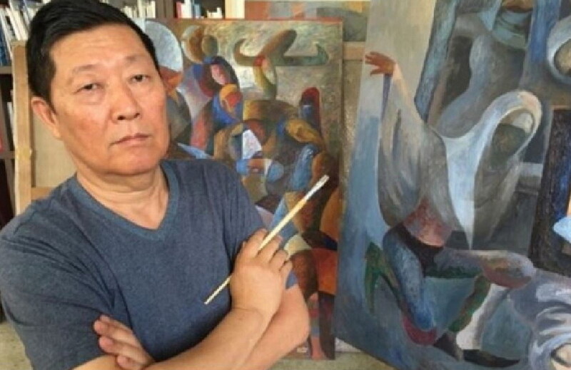 광주 고려인마을에 미술관 건립을 추진하는 카자흐스탄 고려인 3세 문빅토르 작가.고려인마을 제공