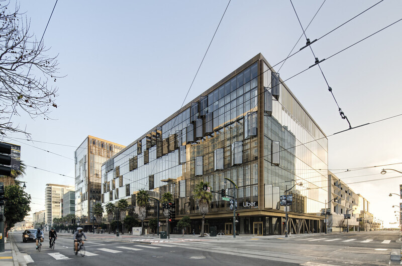 Uber headquarters in San Francisco, California (provided by SHoP Architects)