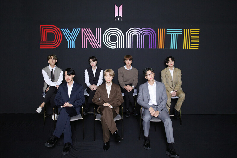 A promotional image for BTS’ latest single “Dynamite.” (provided by Big Hit Entertainment)