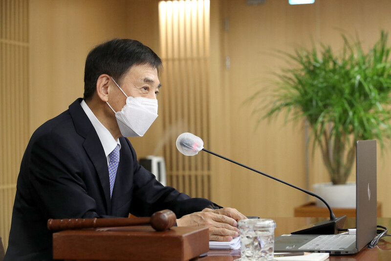 이주열 한은 총재. 한국은행 제공