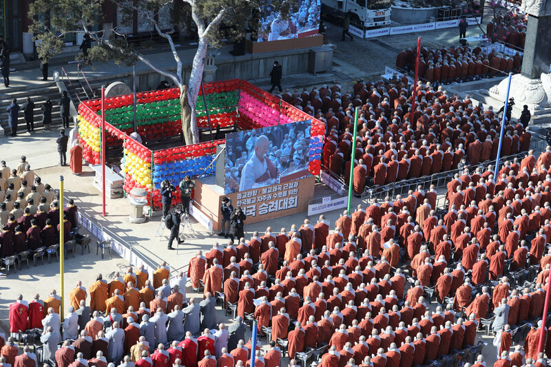 [영상] 방역 지침 논란에도 스님 5000명이 조계사에 모인 이유