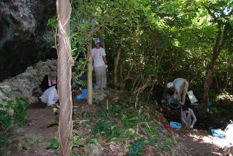 일본 미야코섬에서의 유적 발굴 작업. 막스플랑크연구소 제공
