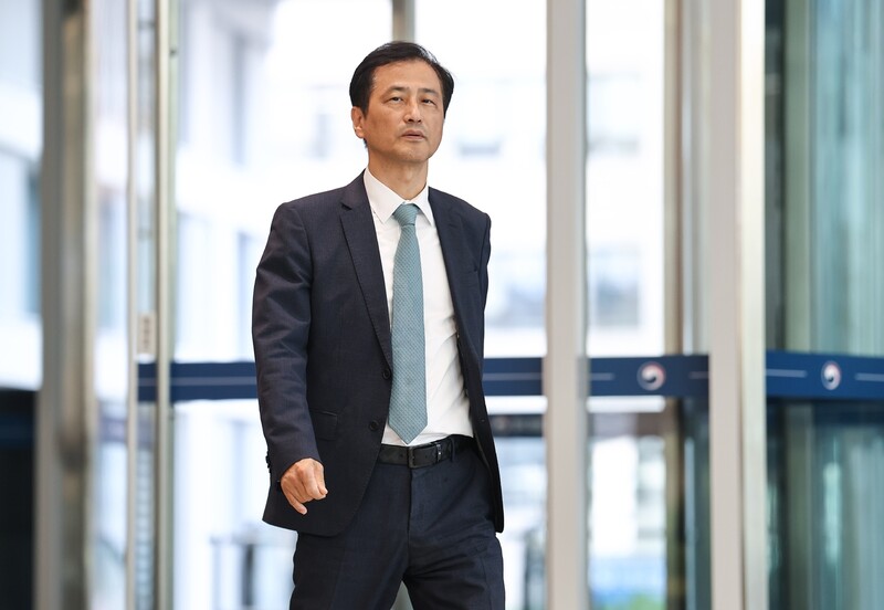 이태한 선거관리위원회 특별검사가 23일 서울 중대범죄수사청을 방문하고 있다. 연합뉴스