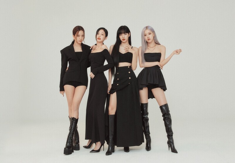 Blackpink, who reached No. 2 on the Billboard 200 with their first full-length album “The Album.” (provided by YG Entertainment)