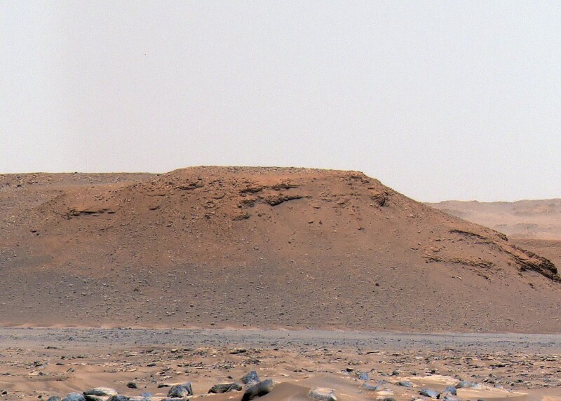 4월17일 촬영한 삼각주 가장자리의 급경사면 중 일부. 나사 제공