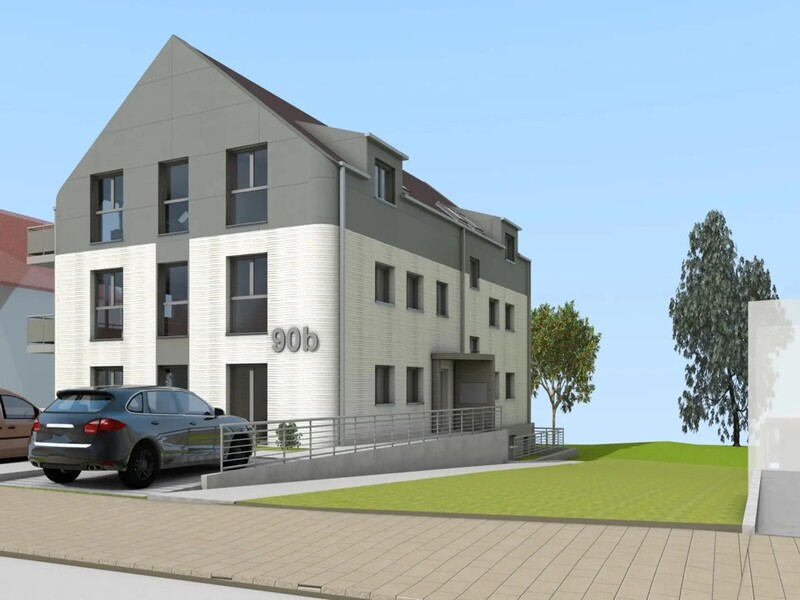 독일에서 3D프린팅 기술을 이용한 사회주택 임대아파트가 지어지고 있다. 코보드 제공