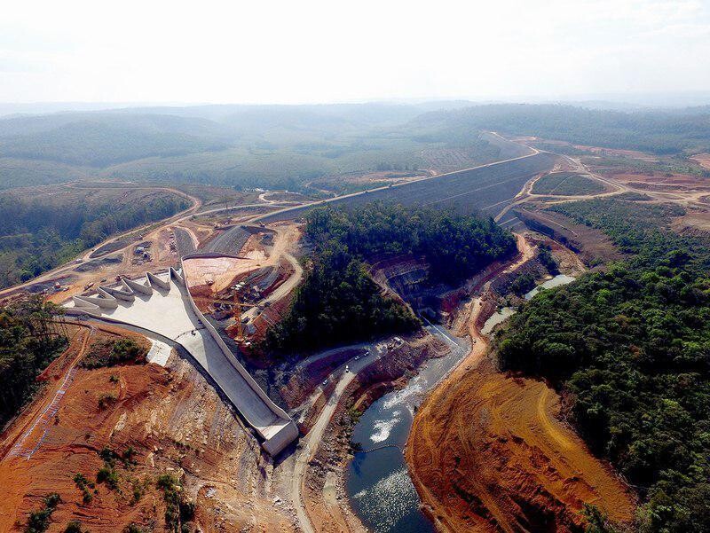 Xe Nam Noy hydropower dam in Laos